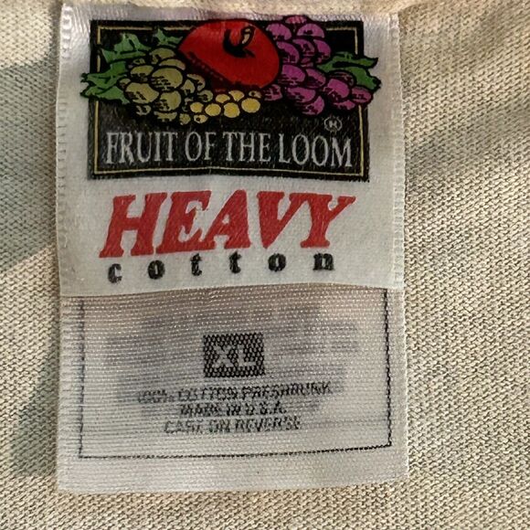 Vintage Fruit Of The Loom Myrtle Beach Mens Size XL Single Stitch Yellow - Picture 3 of 16